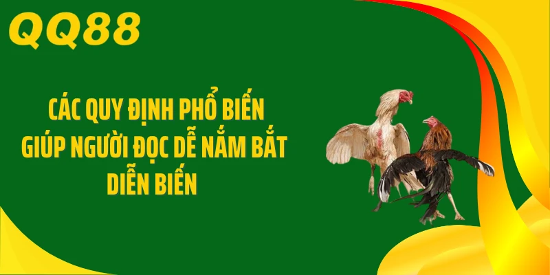 Các quy định phổ biến giúp người đọc dễ nắm bắt diễn biến 